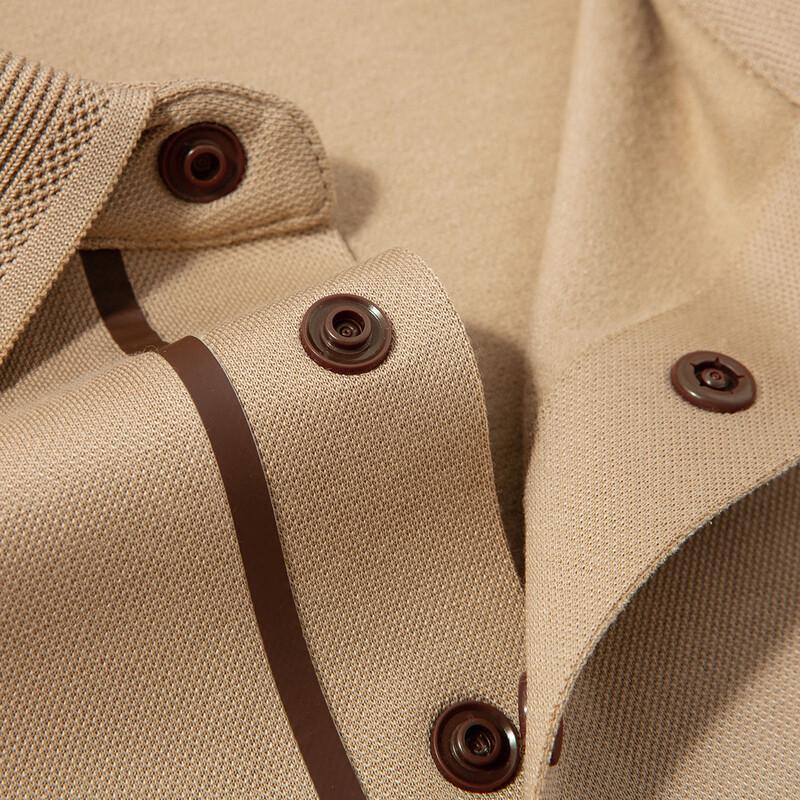 Montagut Men's Antibacterial Silk Blend Long-Sleeve Polo