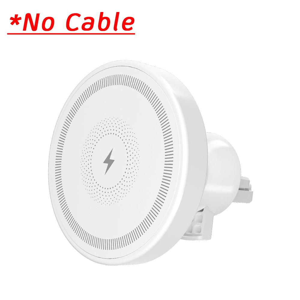 360 Rotation Air Vent Phone Holder Magnetic Wireless Charger Stand For Magsafe iPhone 16 15 14 13 12 Pro Max Fast Charging Mount