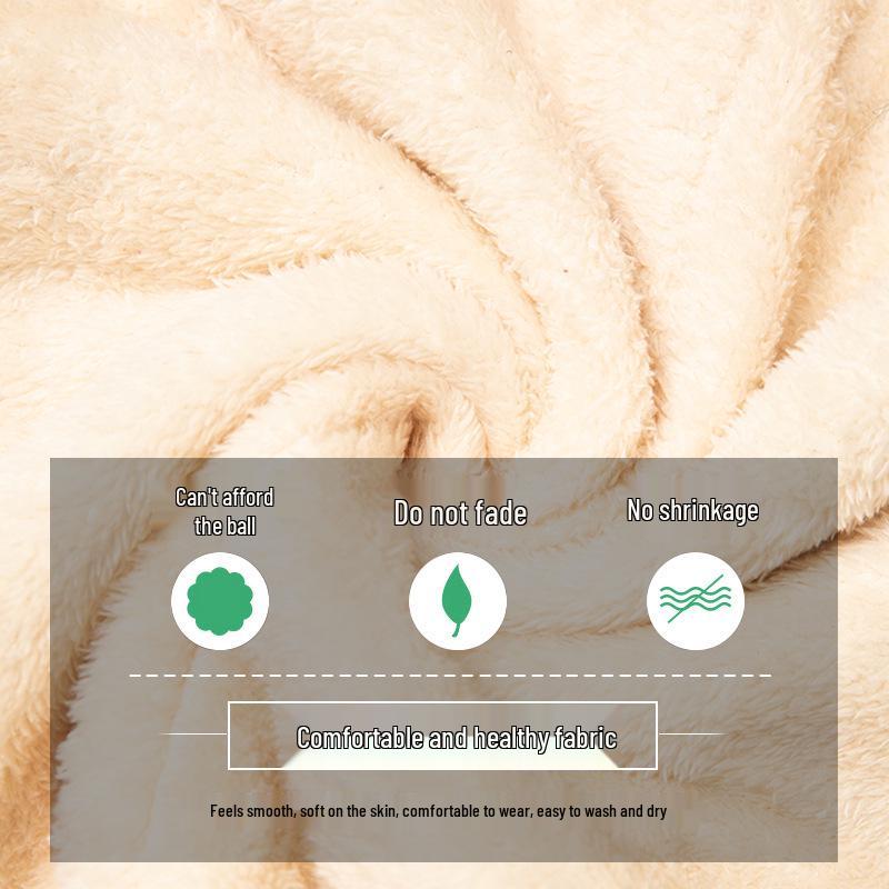 Grandma's Autumn Wool-Blend Coat: Cozy Velvet-Lined Winter Wear for Elderly Ladies