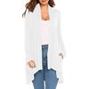 European and American Women's Knit Long Sleeve Solid Cardigan with Pockets - In Stock