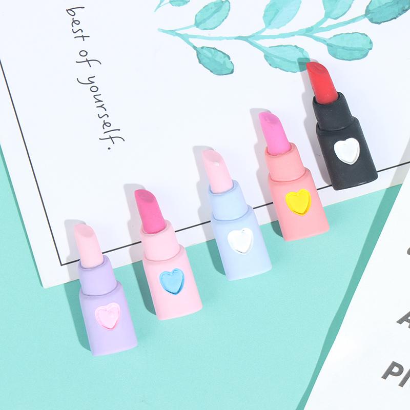 5 Stück Miniatur Niedlicher Lippenstift Simulation Kosmetik DIY Spielzeug Puppenhaus