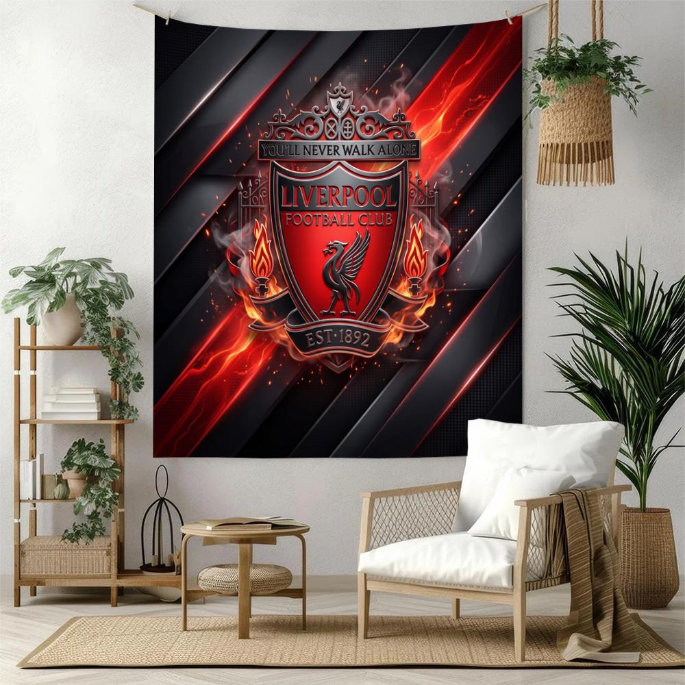 Liverpool Football Club Nástěnná dekorace Gobelín Umění pro památku mazlíčka Narozeniny Svatba Pozadí pro párty Rodinný dárek