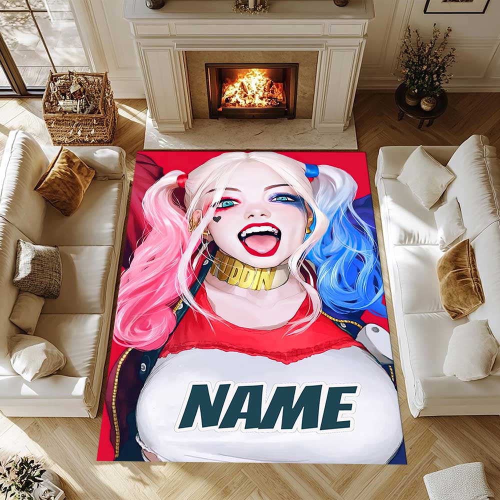 Warner Bros. Film (26) Personalizza il tuo tappeto con nome, cuscino per sedia da ufficio, regalo per camera da letto, soggiorno di casa.
