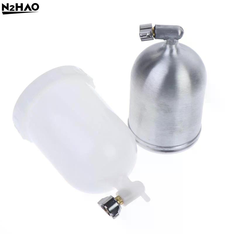 400CC Paint Spray Pot Plastic/Aluminum Spray Paint Pot Air Gravity Feed Sprayer Cup Pneumatic Tool Accessor For F75 W101 W71 W77