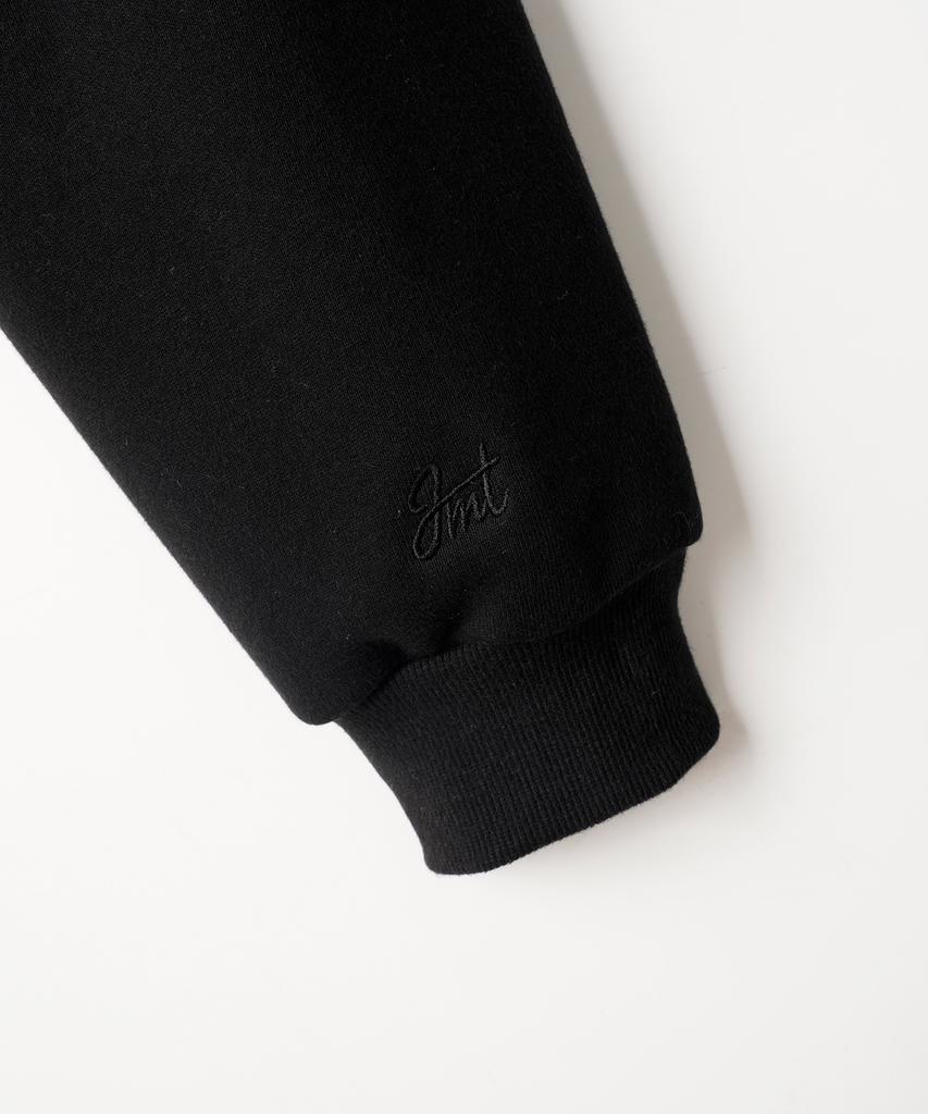 Plain Essential Hood Black Kjhd2674