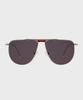Ilsamsaemem Retro Boeing One-Bridge Tint Photochromic Sunglasses Gold