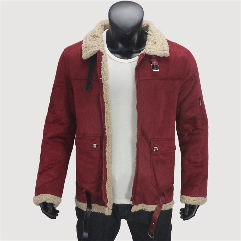 Winter Cold Men's Jacket Zipper Fleece Warm Coats Street Windproof Casual Men's Clothing Outerwear Lapel Jackets S-5XL