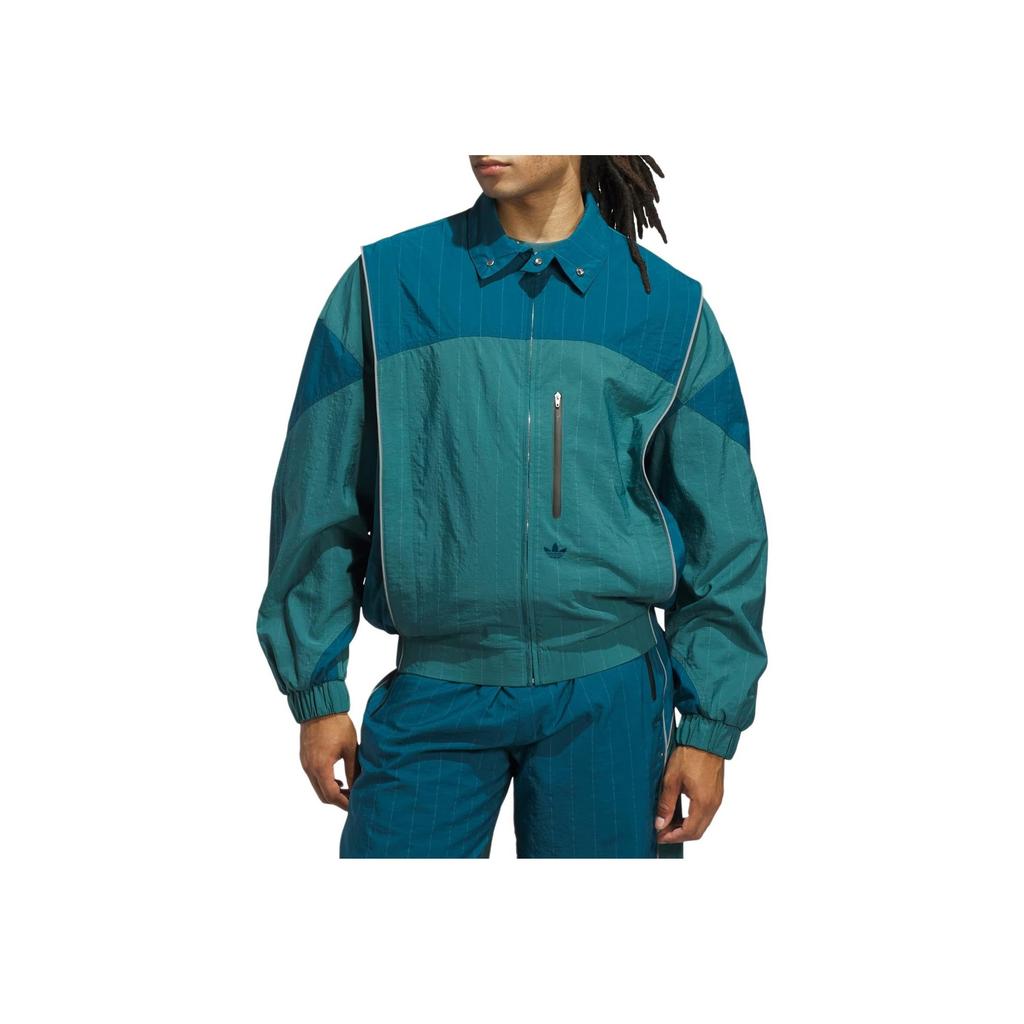 Adidas Originals Venice Windbreaker Loose Fit Zipper Reflective Hinged Shoulder Design Jacket Unisex Jacket JX6180