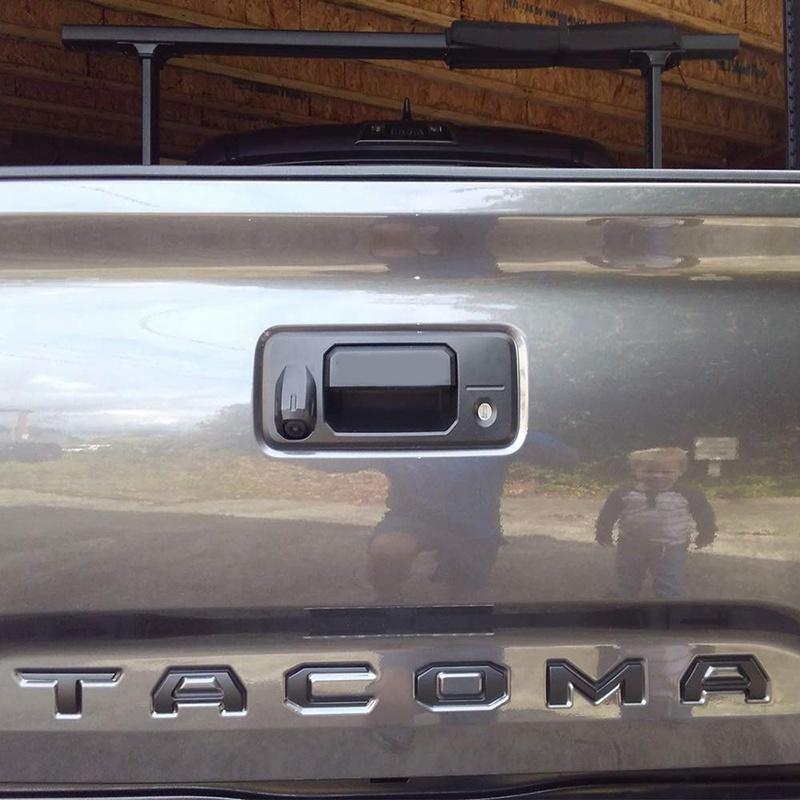 ACH1   3D ABS Car Letters Emblem Badge for Toyota Tundra Tacoma Pickup Truck Rear Tailgate Logo Sticker Decal Exterior Mod Accessories