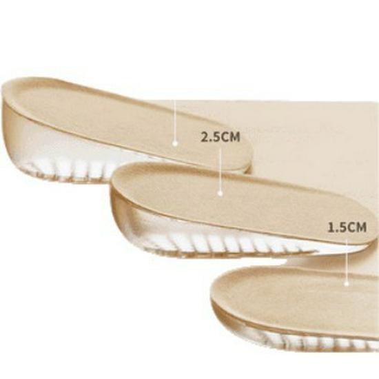 Silicone Height Boost Insoles for Men & Women – Comfortable, Invisible Lift