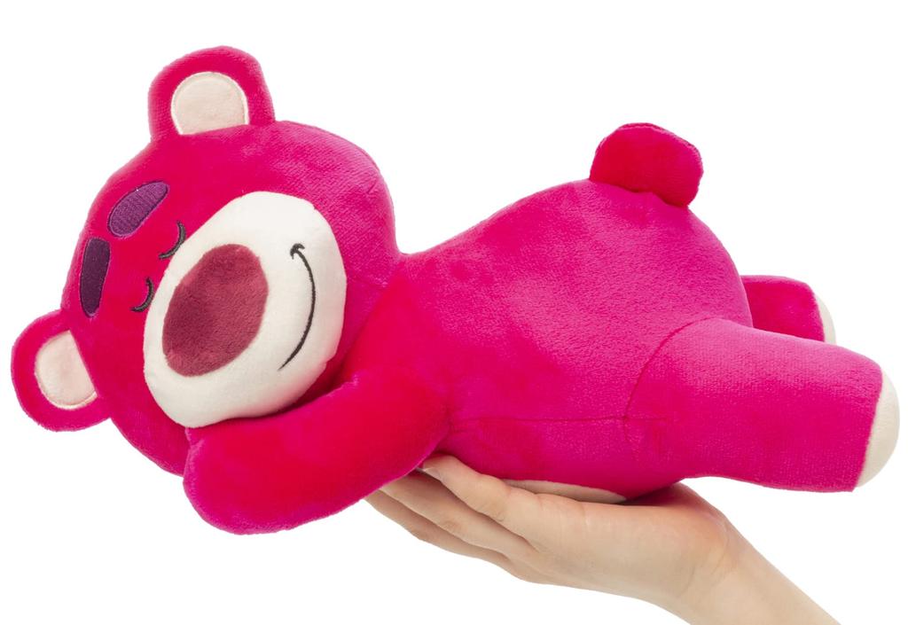 MORIPiLO Disney Body Pillow Story Lotso Sleeping S 30cm Stuffed Toy Goods Cushion 28x15x15cm Pink Birthday Present Cute Soft Disney Pixar Character