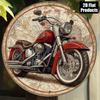 Vintage Motocykl Hliníkový Kovový Plechový Značka Umění 8x8 Palců Retro Garážová Dekorace Nástěnná Deska Dárek pro Motorkáře