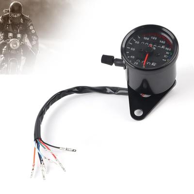 LED Backlight Speedometer Gauge Shockproof Digital Display Speedometer Dual Odometer Gauge  Cruiser