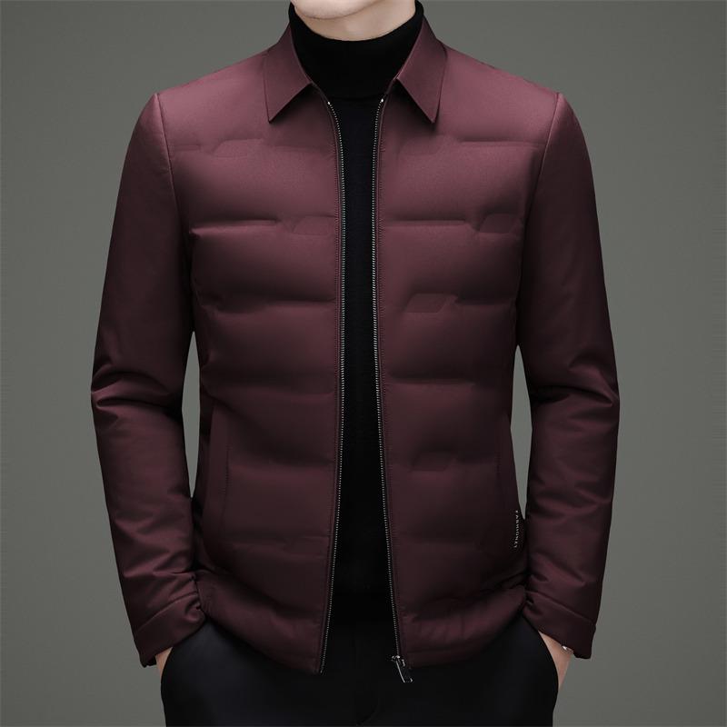 2025 Winter Men s Lightweight 80% Down Fashion Jacket - Trendy Casual Wear for All Ages L