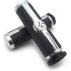 XKMT-Chromed Handlebar Skull Grips to Compatible with 96-07 Touring Models and96-later VRSC XL XR Dyna Softail(Except FLSTSE2/3 FLSTNSE and FXSBSE)