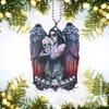 Acrylic Playful Car Decor Quirky Cartoon Hanging Ornament Versatile Bag And Home Use