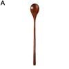 Dřevěná lžíce Bambusová Kuchyň Korejský Styl Přírodní Dřevo Polévková Stolní Nádobí Vaření Medová Kávová Lžíce Míchací Lžíce Čajová Lžička