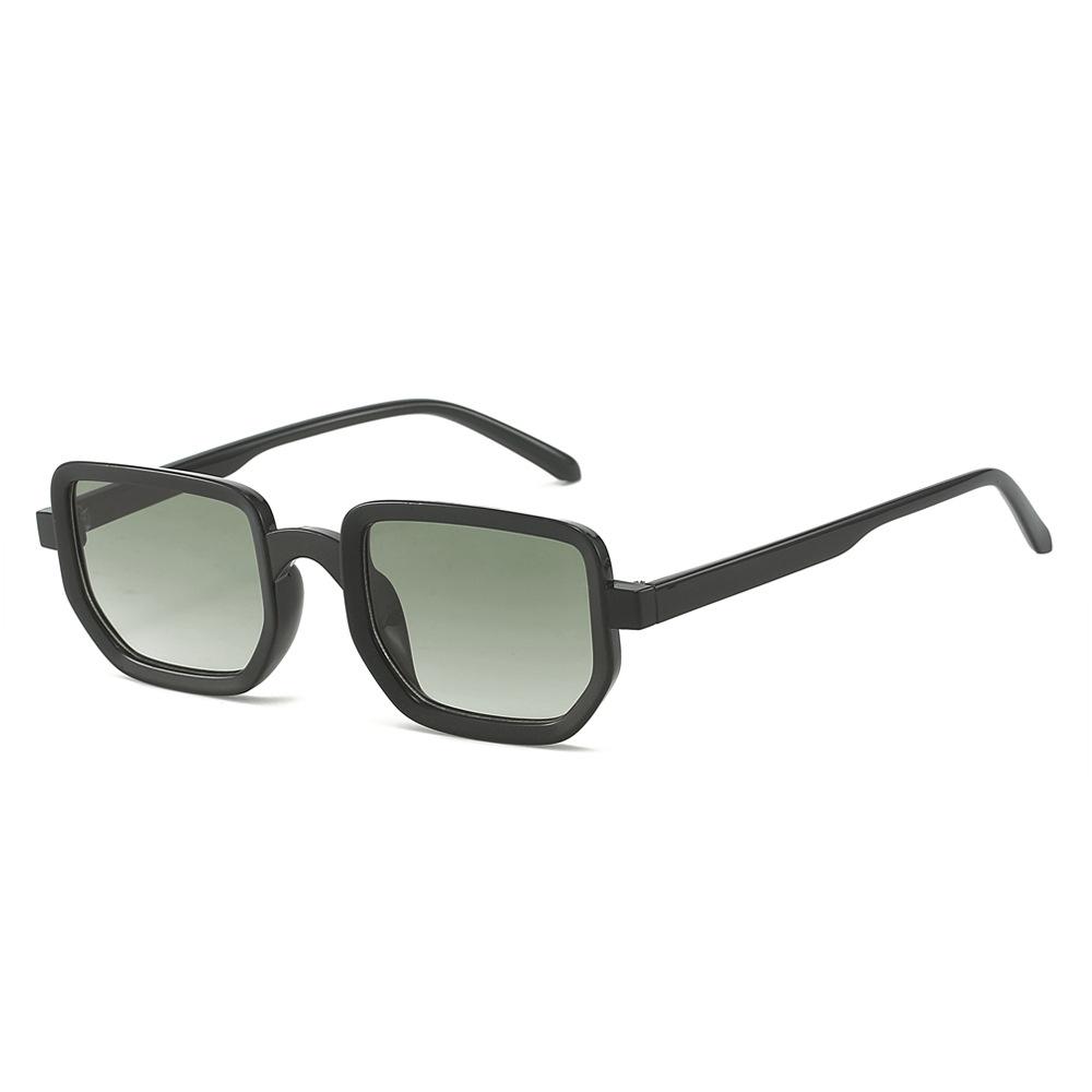 Square Sunglasses Personalized Wine Glass Narrow Width Fashion Casual Simple Sunglasses Men