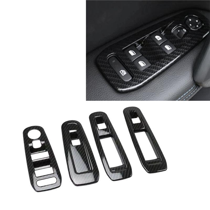 Car Window Switch Cover Lifter Button Panel Trim Sticker For 308 308S 408 2016-  Glass Control Unit
