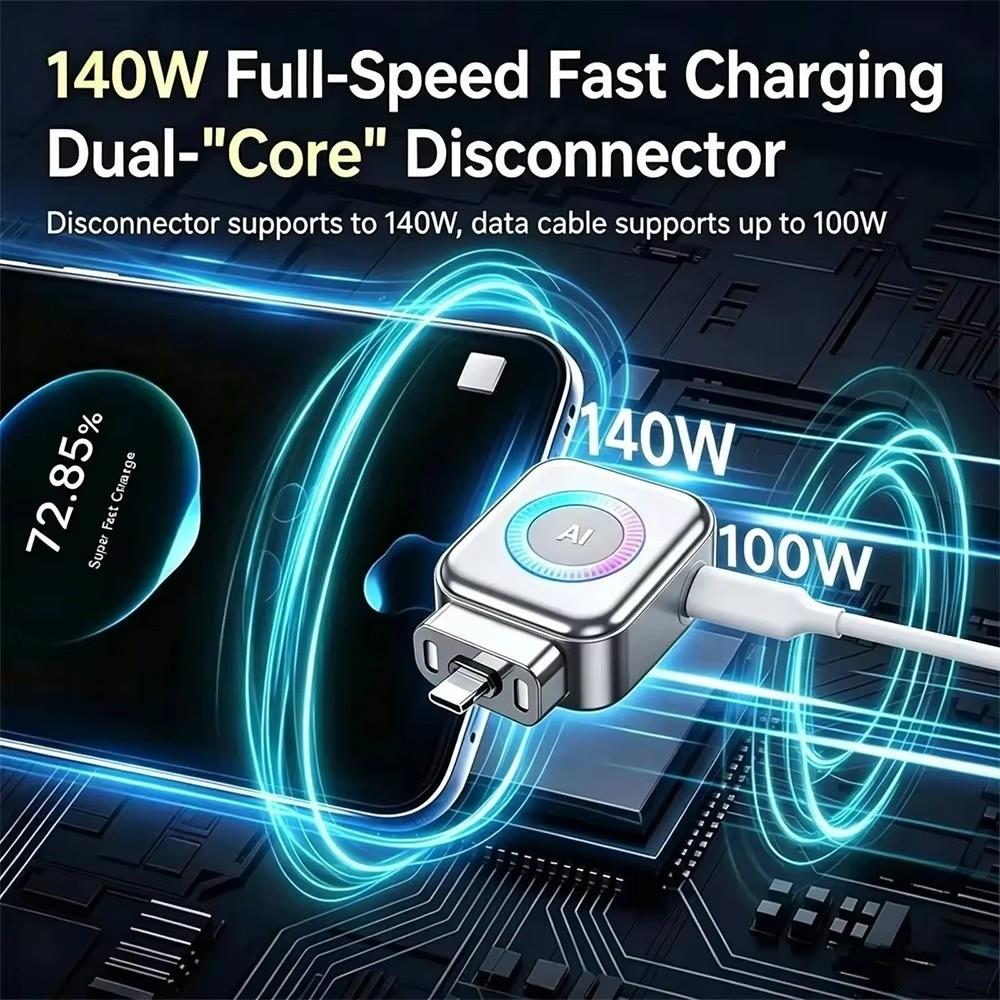 Type-C Connector Auto Power Cut Off Charger Fast Charging Adapter Full Charge Auto Cut Off