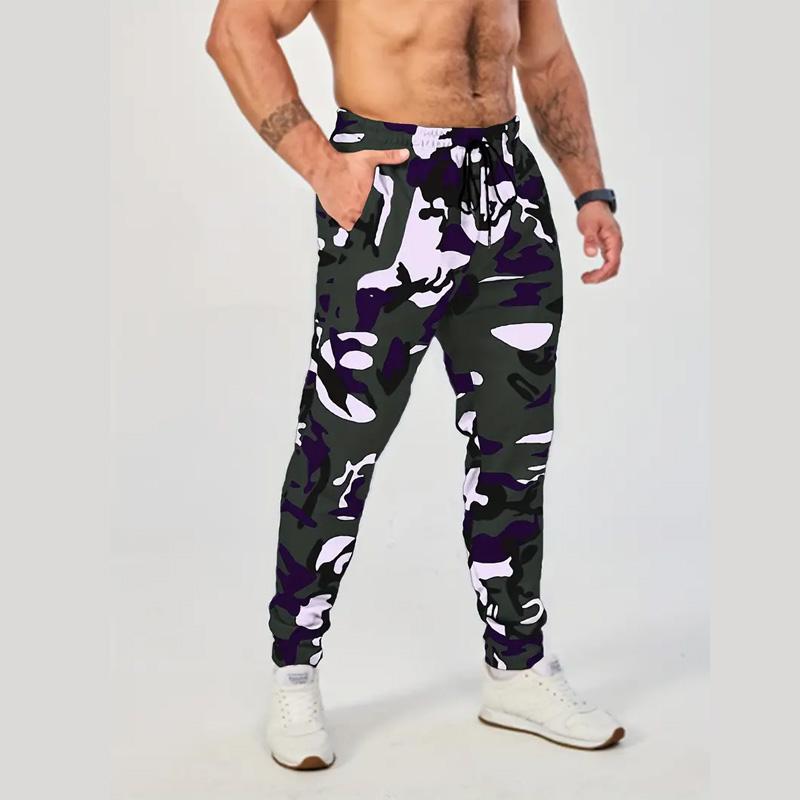 

3D-цифровий друк Спортивні камуфляжні штани Чоловічі повсякденні штани для бігу Чоловічі спортивні штани 4XL темно-зелений колір