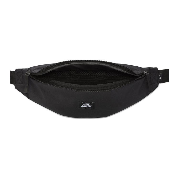 New Nike Polyester Sling Bag Fanny Pack Medium Size Unisex Black BA6445-010