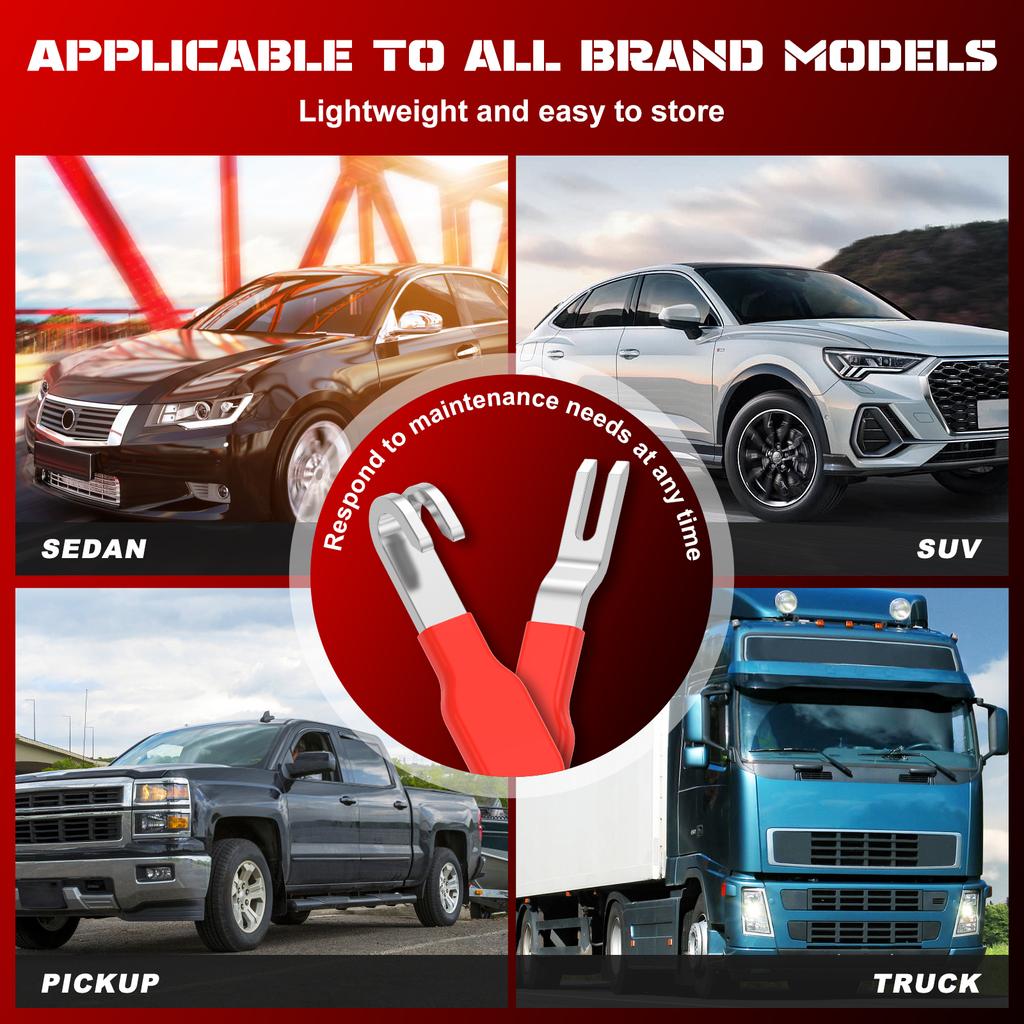 4Pcs Automotive Electrical Terminal Connector Separator Plug Removal Tool Universal Wiring Harness Disconnect Tool for Car Truck