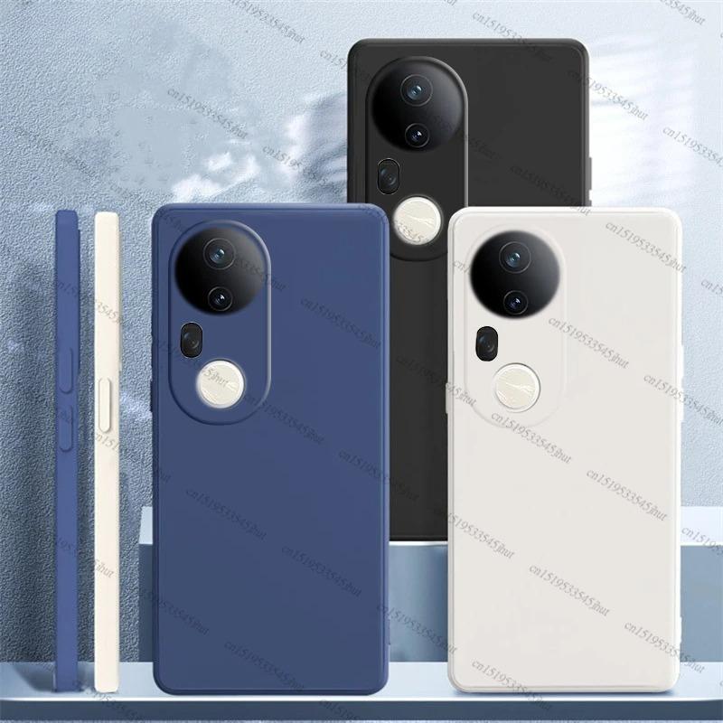 Case For Vivo T4 Ultra Case Shockproof Soft Original Liquid Silicone Back Case For Vivo T4 Ultra Cover For Vivo T4 Ultra Funda
