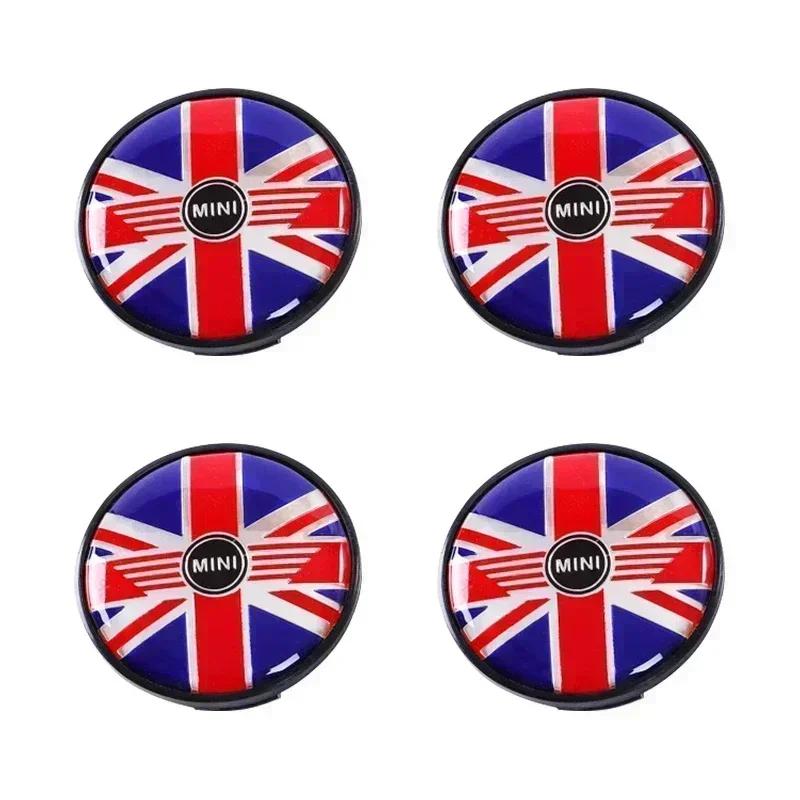 4Pcs 54mm 56mm Car Wheel Center Hub Cap Rim Cover For bmw Mini Cooper S JCW One R56 R60 R61 F54 F55 F56 F60 Clubman Countryman mjewr55
