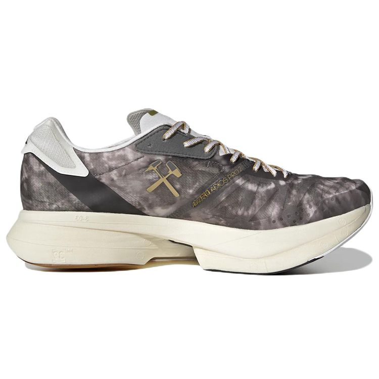Adidas Tinman Elite x Adizero Adios Pro 2 Grey Gold Metallic Unisex Sneakers Cloud-White Grey-One GX9300