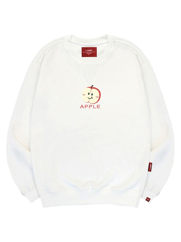 Ellamo Apple Sweatshirt Unisex Big Size S~4Xl