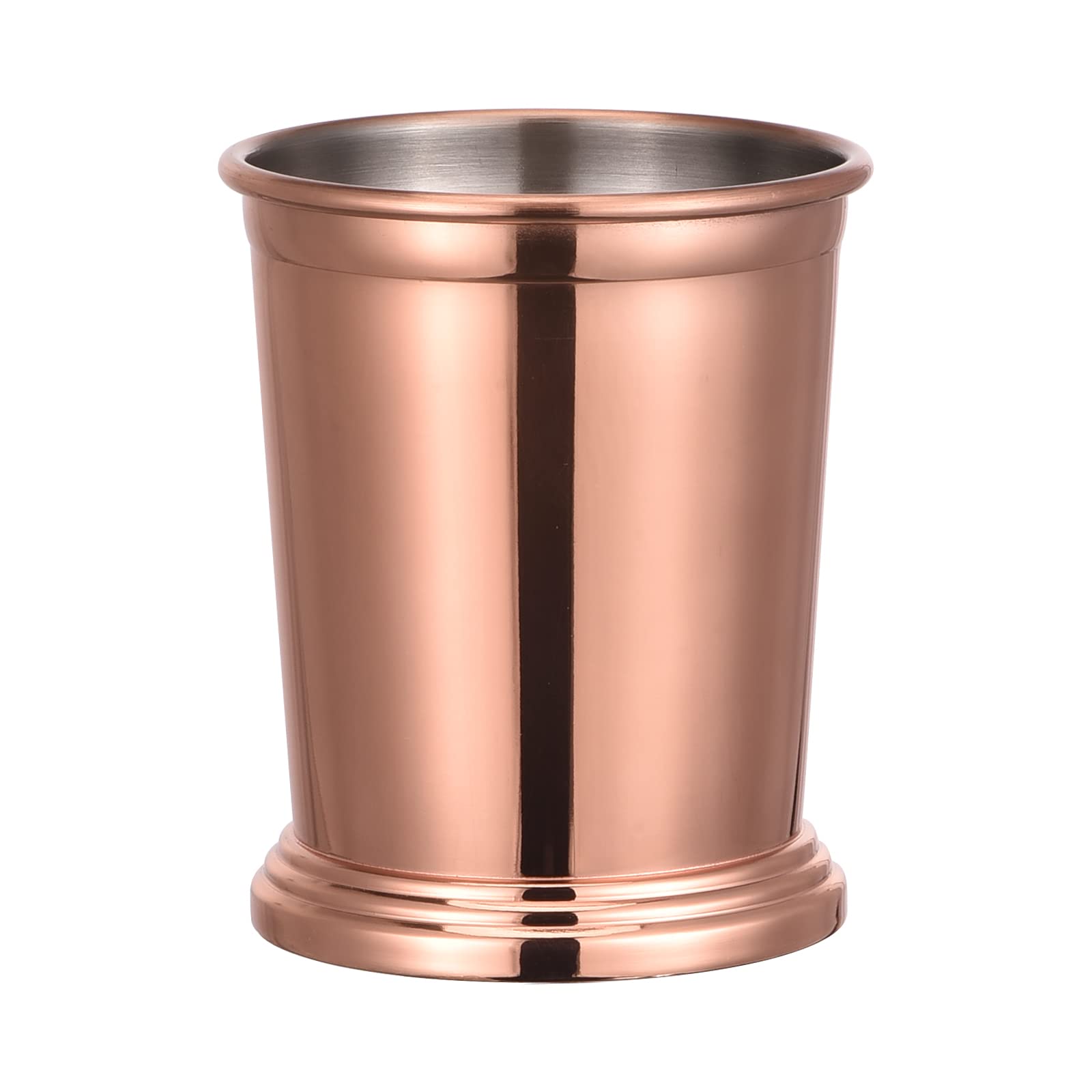

uxcell Mint Julep Cup нержавеющая сталь коктейльный стакан 350 мл для коктейлей смешанных напитков розовое золото