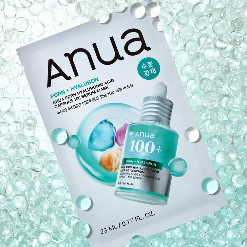Anua PDRN Капсула Гиалуроновой Кислоты 100 Сыворотка Маска 23 мл