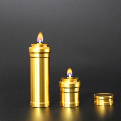 Lange metalen alcohollamp, verzegeld, lekvrij, draagbaar, handmatig desinfectie-experiment met lont, UCO-lampaccessoires