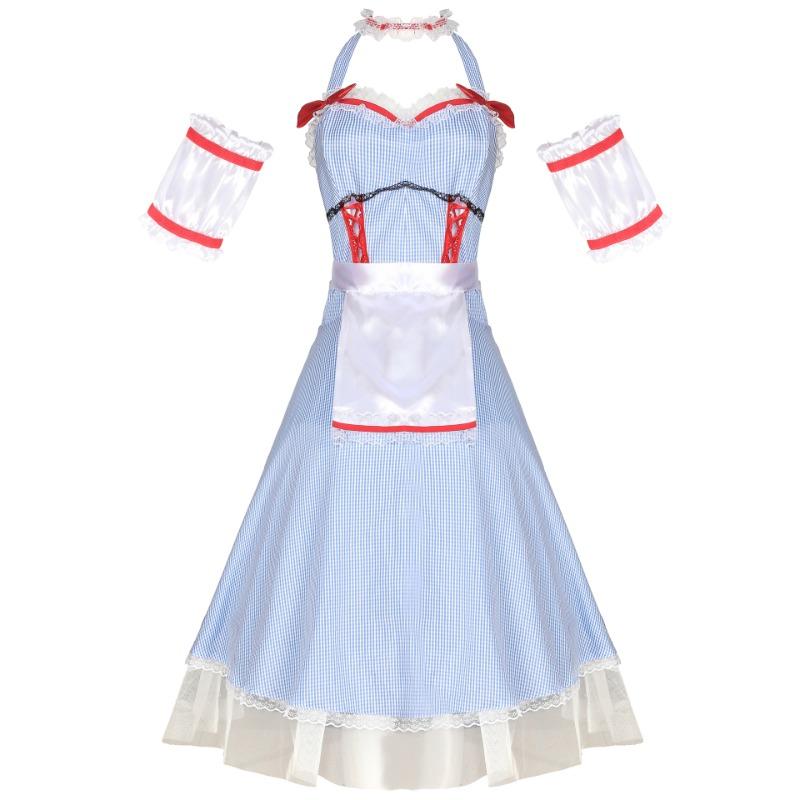 

Halloween costume, Oktoberfest maid costume, game uniform cosplay cosplay maid costume Average size