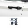 Cover With Smart Hole 2019-23 Door Handle Carbon Fiber For Volkswagen Jetta Mk7