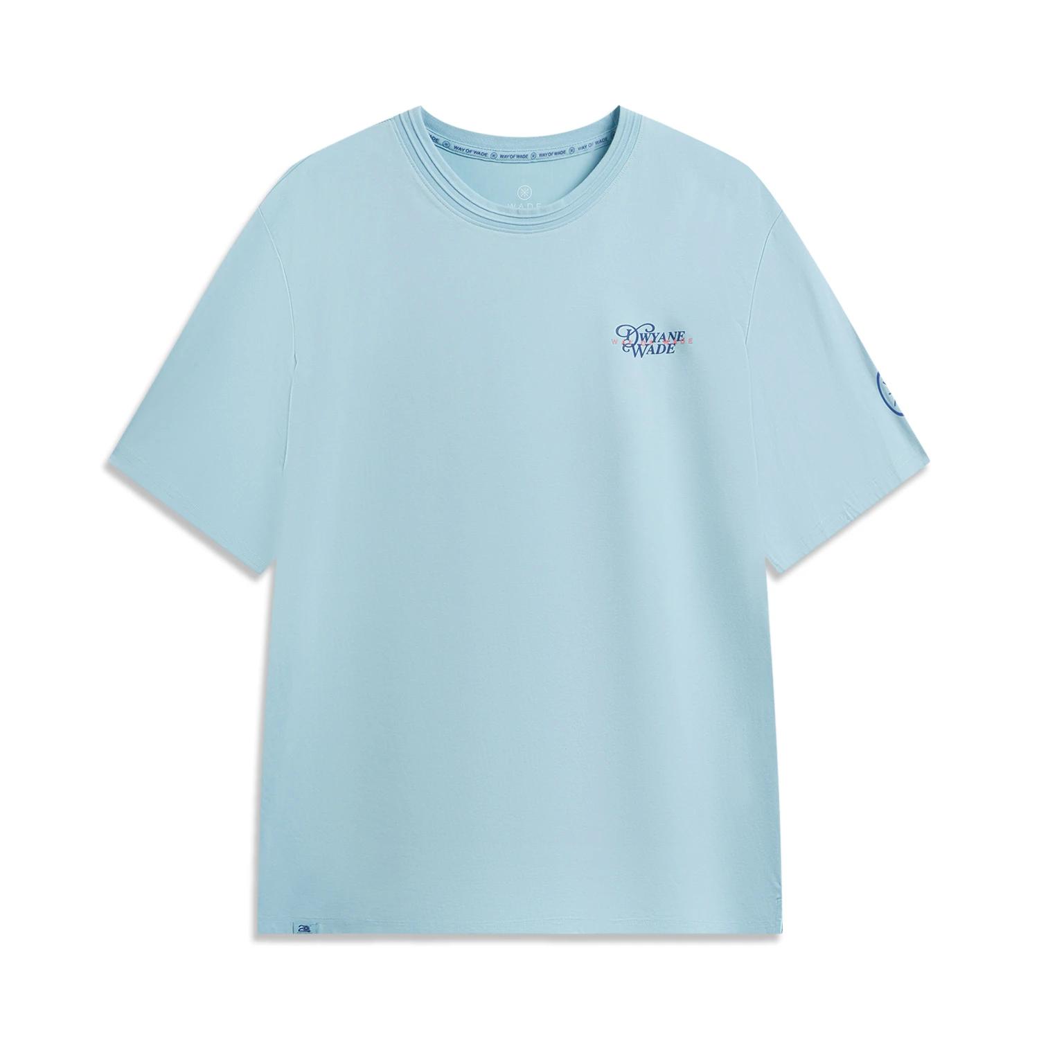 

Li-Ning Wade Series Letter Loose Simple Short Sleeve T-Shirt Men tops AHSW603-3 S