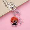 17Pcs Anime Figures Bungo Stray Dogs Acrylic Car Keychain Cute Backpack Pendant Bag Charms Accessories Decoration Holiday Gifts