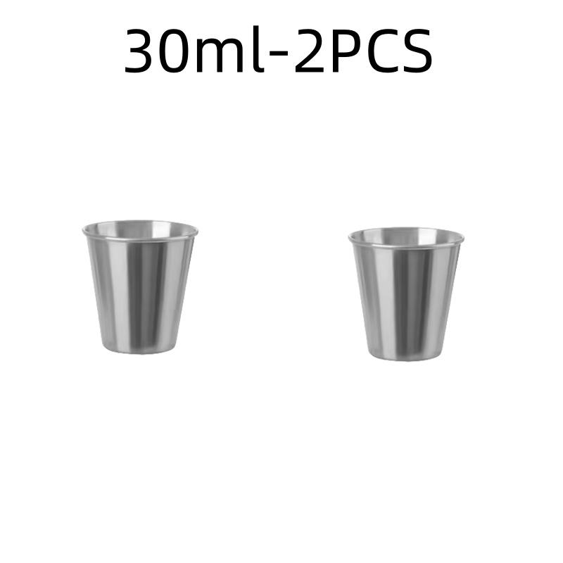 Stainless Steel Metal Cup Beer Cups White Wine Glass Coffee Tumbler Travel Camping Mugs Drinking Tea Mug Set Outdoor