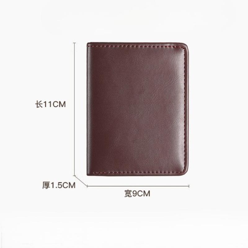 Men Ultra Thin PU Leather Mini Small Wallet Multi Card Slot Male Purse Business Credit Card Bank Card Case Holder