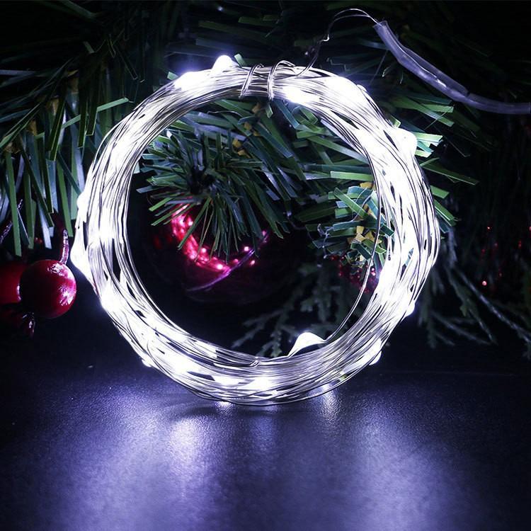 LED Solar Cork String Lights for Christmas Wine Bottles - Copper Wire Holiday Decoration