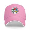 Judo Federation Logo Baseball Cap Black Adjustable Hat with Colorful Emblem Design for Martial Arts Enthusiasts and Sports Fans