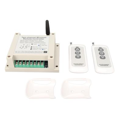 2 Channel Wireless Remote Control Kit High Accuracy Relay Remote Control Set 433MHZ AC100‑265V