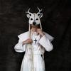 Prom Props Show Face Mask Costume Deer Head  Mask Animal Mask Halloween Mask Kabuki Kitsune Mask