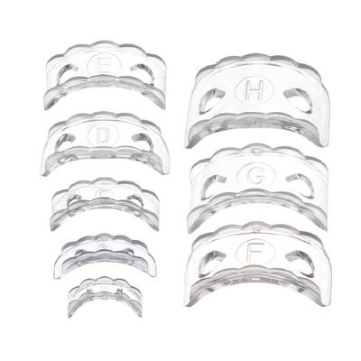8 Pack Multifuntional Ring Size Adapters Soft Silicone Inserts Assorted Sizes Ring Adjusters for Various Ring Types