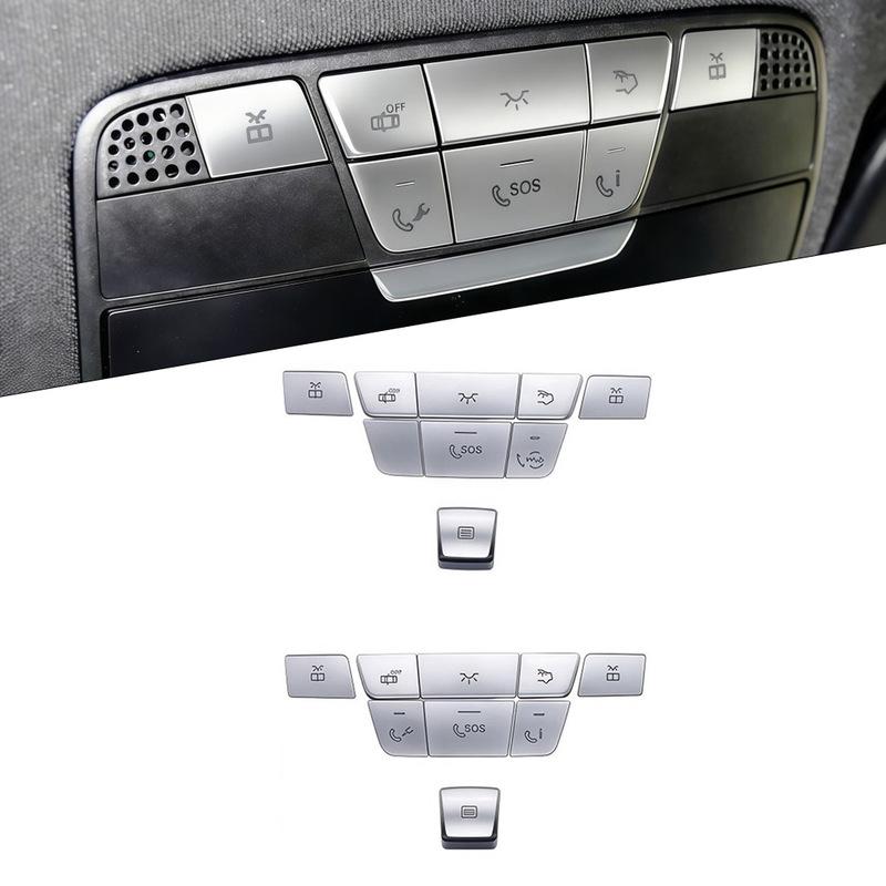 Roof Reading Lamp Button Patch For Mercedes For GLC For CLS For EQC 20-22 For S Class 14-20 For E Class 16-23 For C Class 15-21