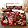 Santa Claus Bedding Duvet Cover Set Queen Christmas Gifts Bed Linen Fashion Design Comforter Cover Teen Bedding Sets Bed Set