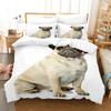 Cute Dog Bedding Set Single Twin Full Queen King Size Pet Dog Bed Set Teenager Bedroom Duvetcover Sets 3D Print