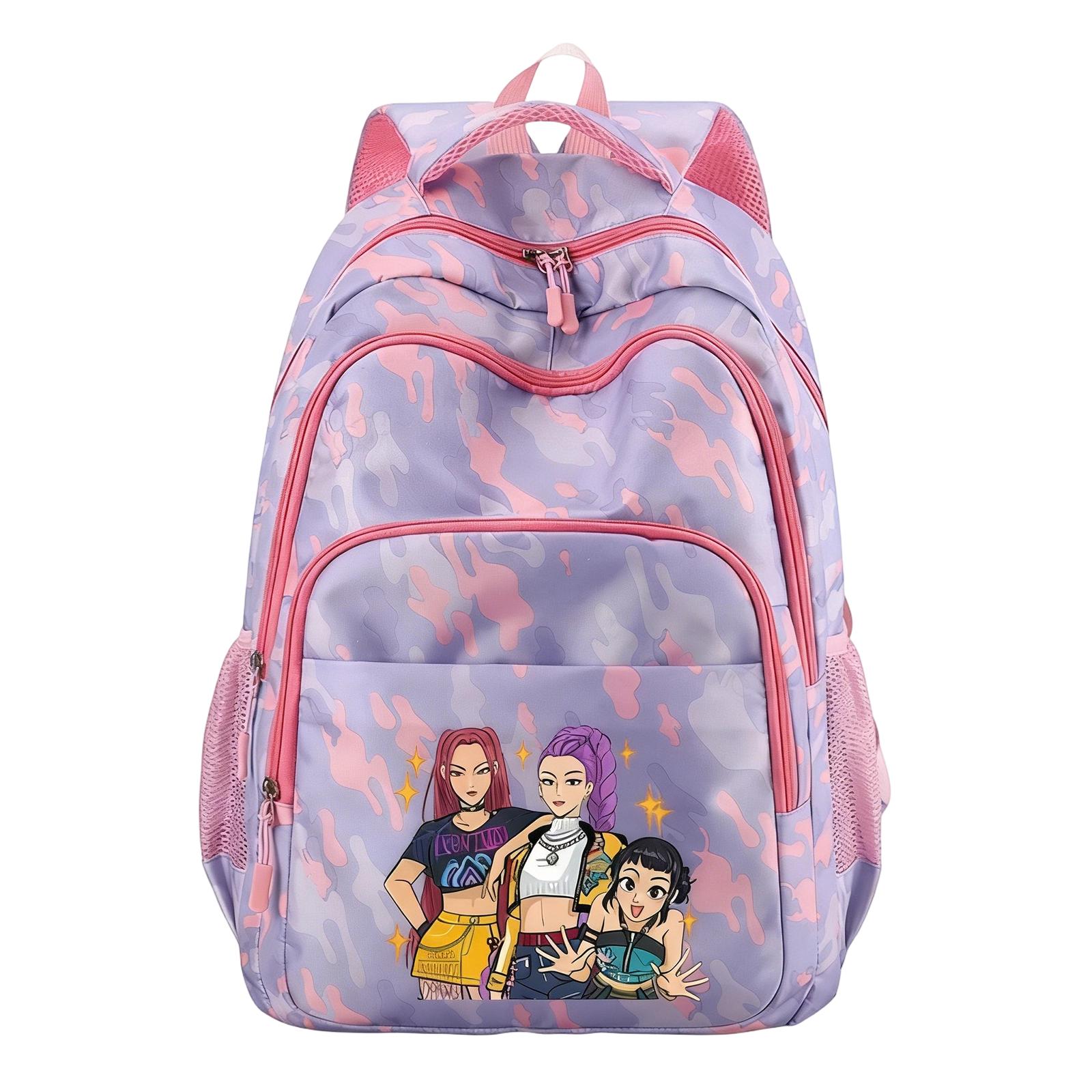 Kids  Anime Cartoon Casual Travel Backpack one size