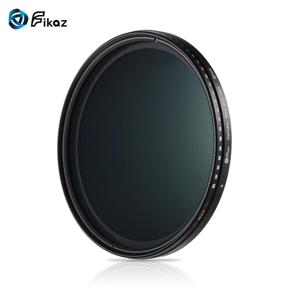 Fikaz 82mm ND Filter Ultra Slim Variable ND Filter ND2 to ND1000 Neutral Density Filter for Camera Lenses Fikaz 82mm ND Filter Ultra Slim Variable ND Filter ND2 to ND1000 Neutral Density Filter for Camera Lenses